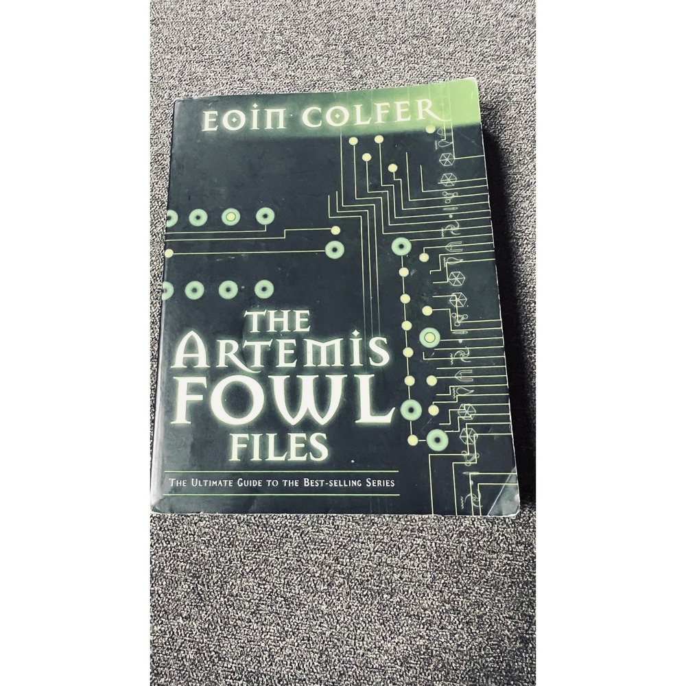 Eoin Colfer Artemis Fowl Files Book Kids OS Black Green Fantasy Guide 0786856823